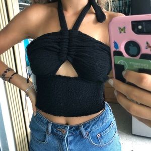 NWT Never Worn Urban Outfitters Black Tube Top